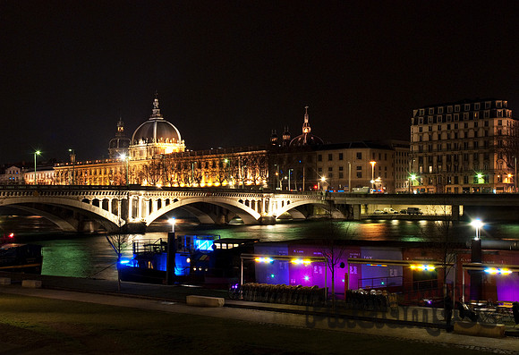 Evening on the River, Lyon